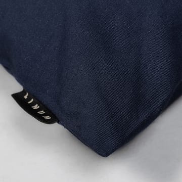 Housse de coussin Annabell 40x40 cm - Bleu marine foncé - Linum