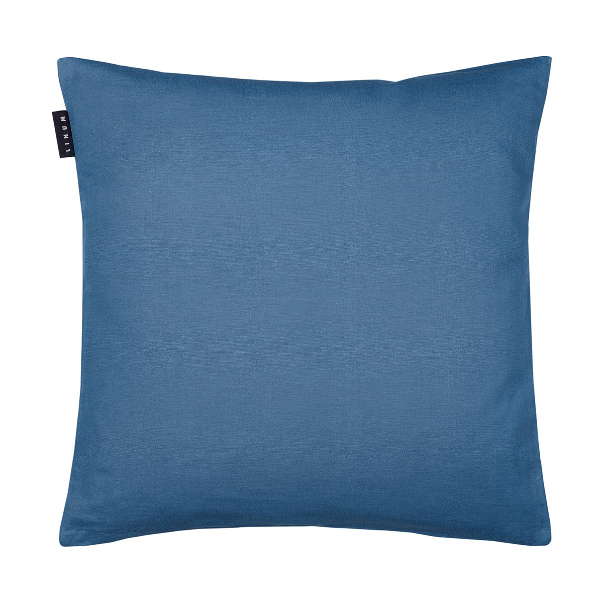 Linum Housse de coussin Annabell 40x40 cm Bleu Mer Profonde