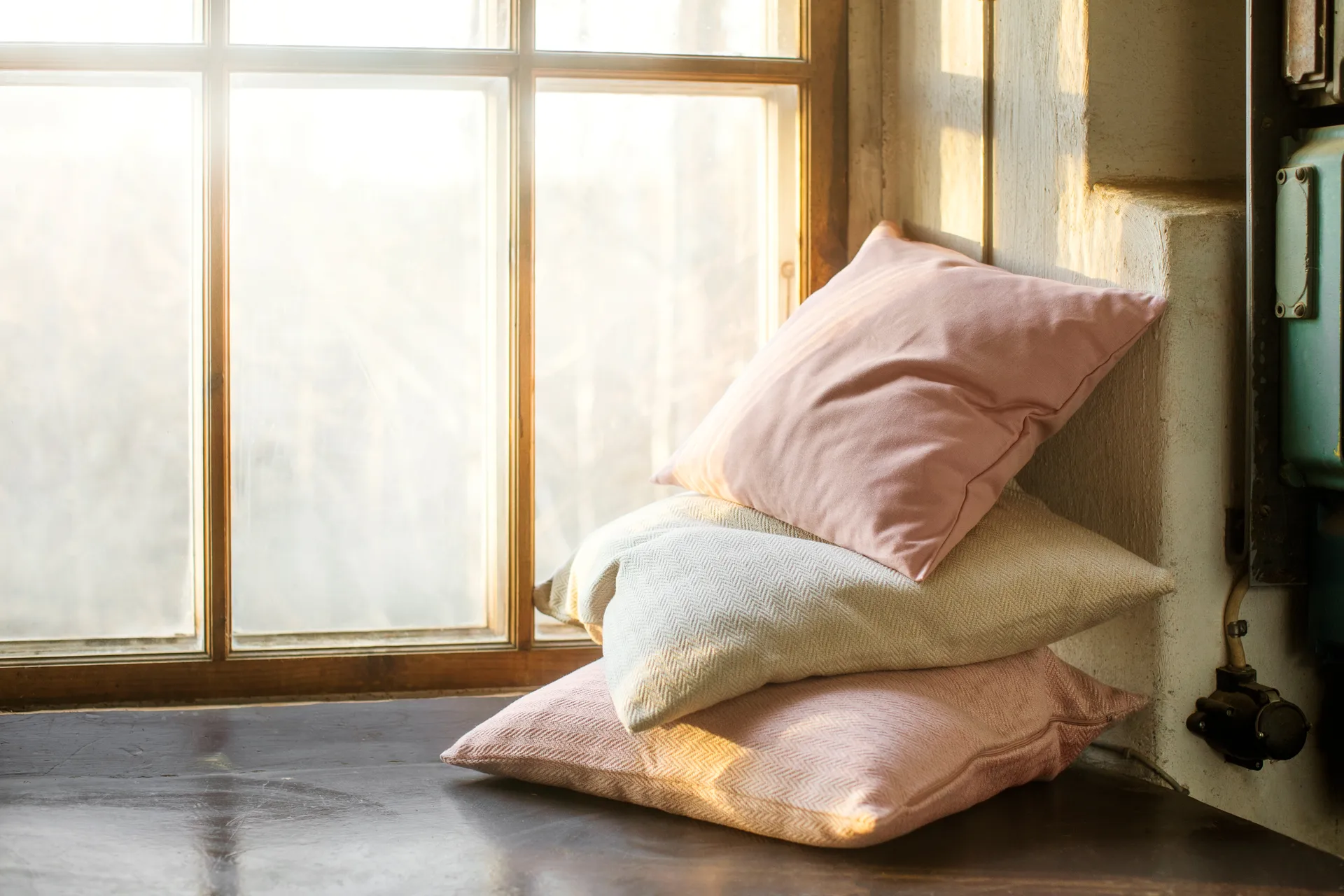 Housse de coussin Annabell 40x40 cm, Dusty rose Linum