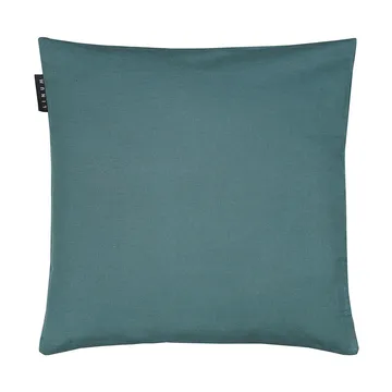 Housse de coussin Annabell 40x40 cm - Gris foncé turquoise - Linum