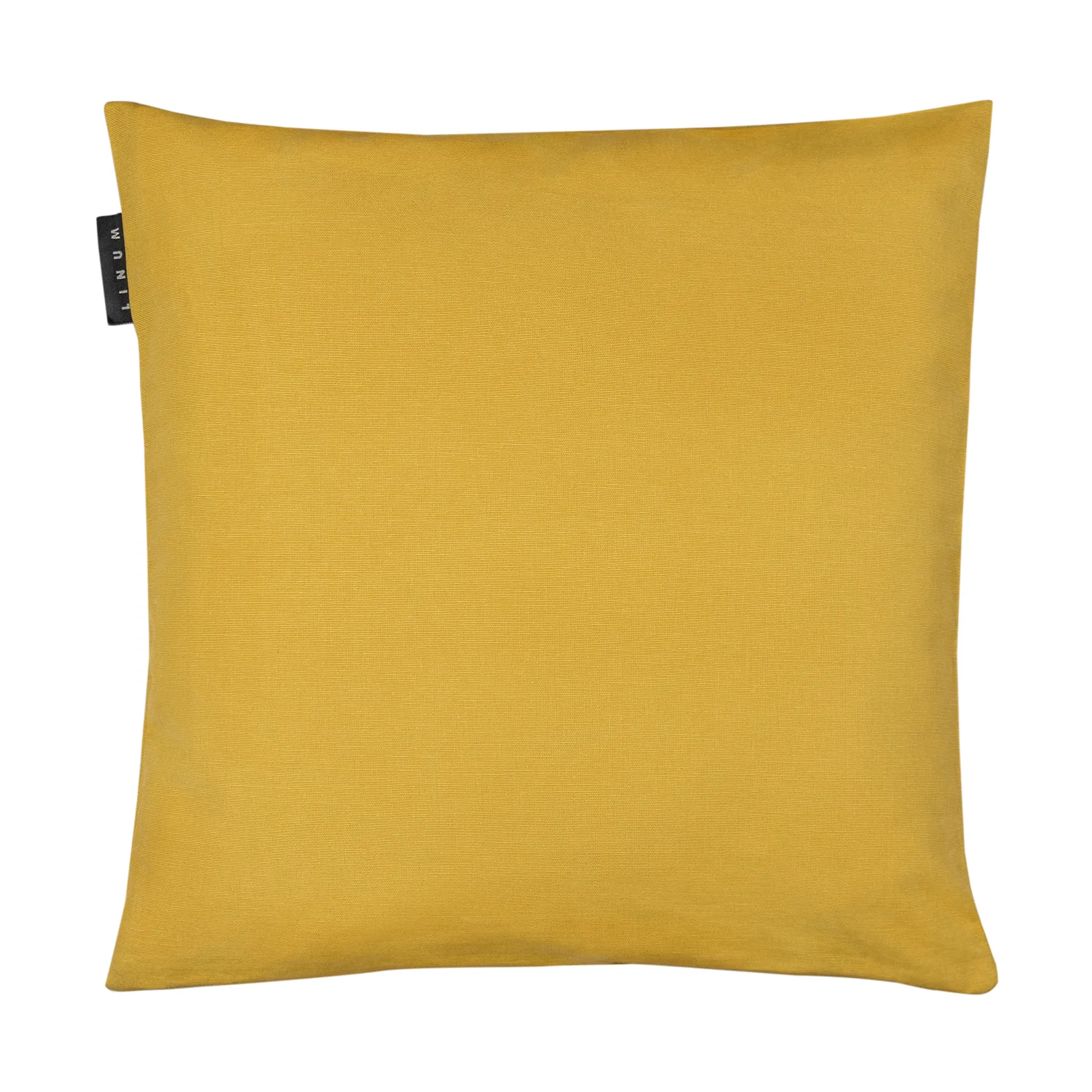 Housse de coussin Annabell 40x40 cm, Jaune moutarde Linum
