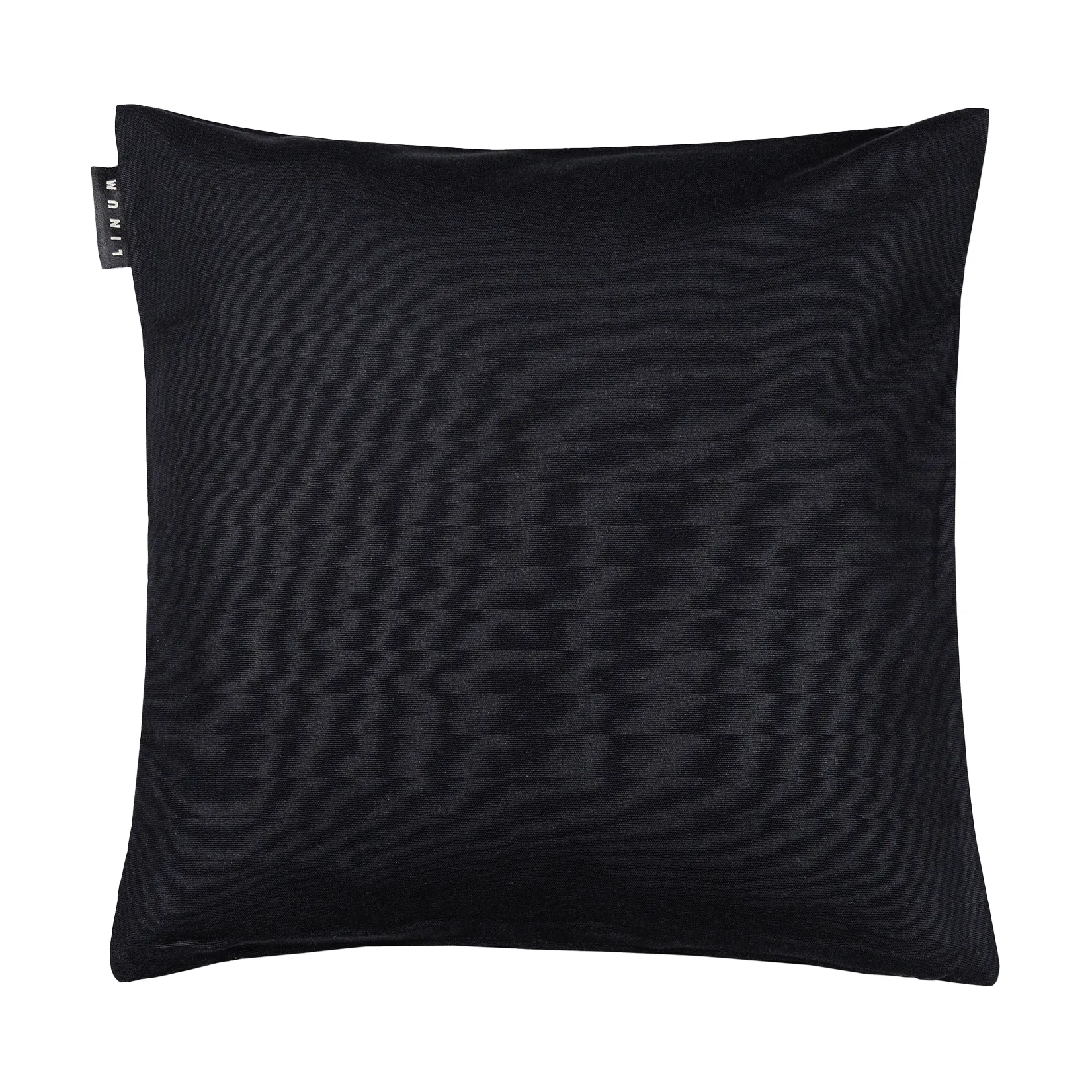 Housse de coussin Annabell 40x40 cm, Noir Linum