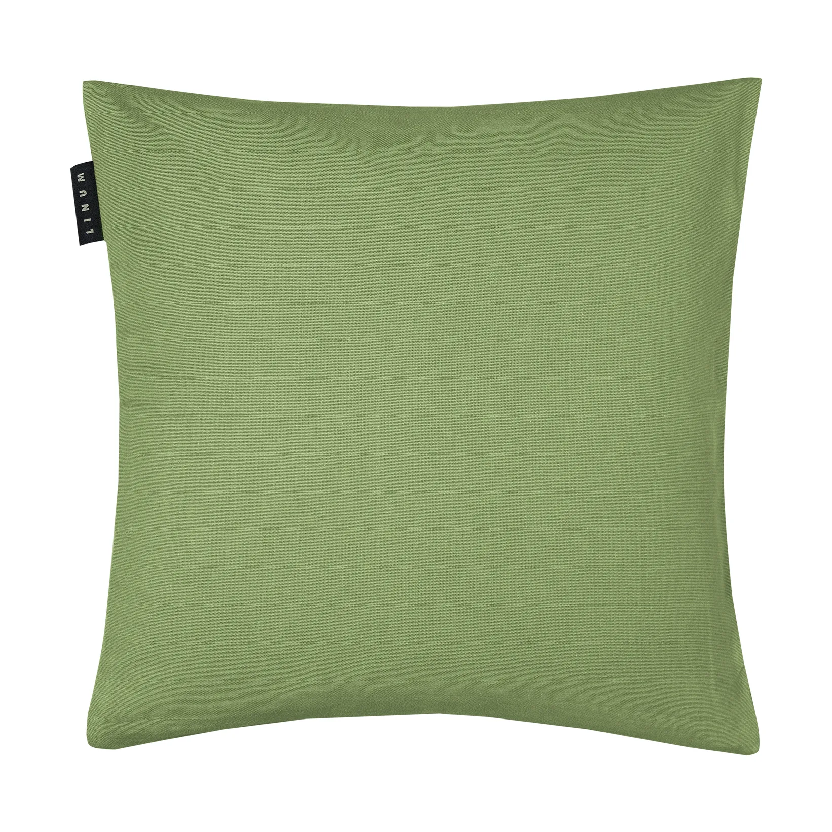 Housse de coussin Annabell 40x40 cm, Vert mousse Linum