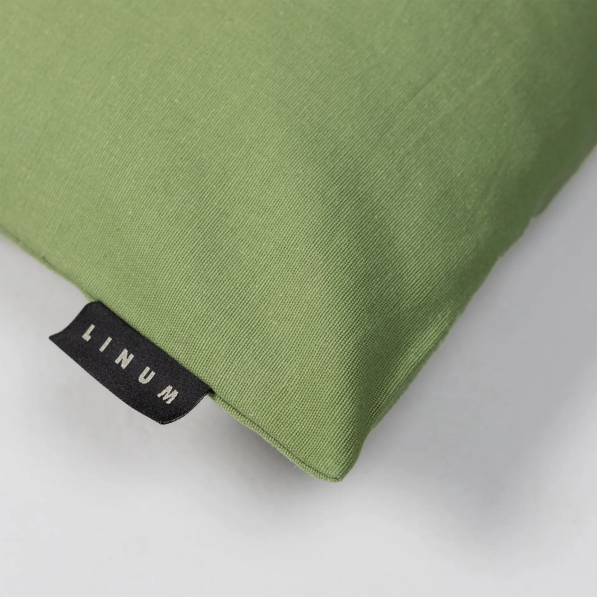 Housse de coussin Annabell 40x40 cm, Vert mousse Linum