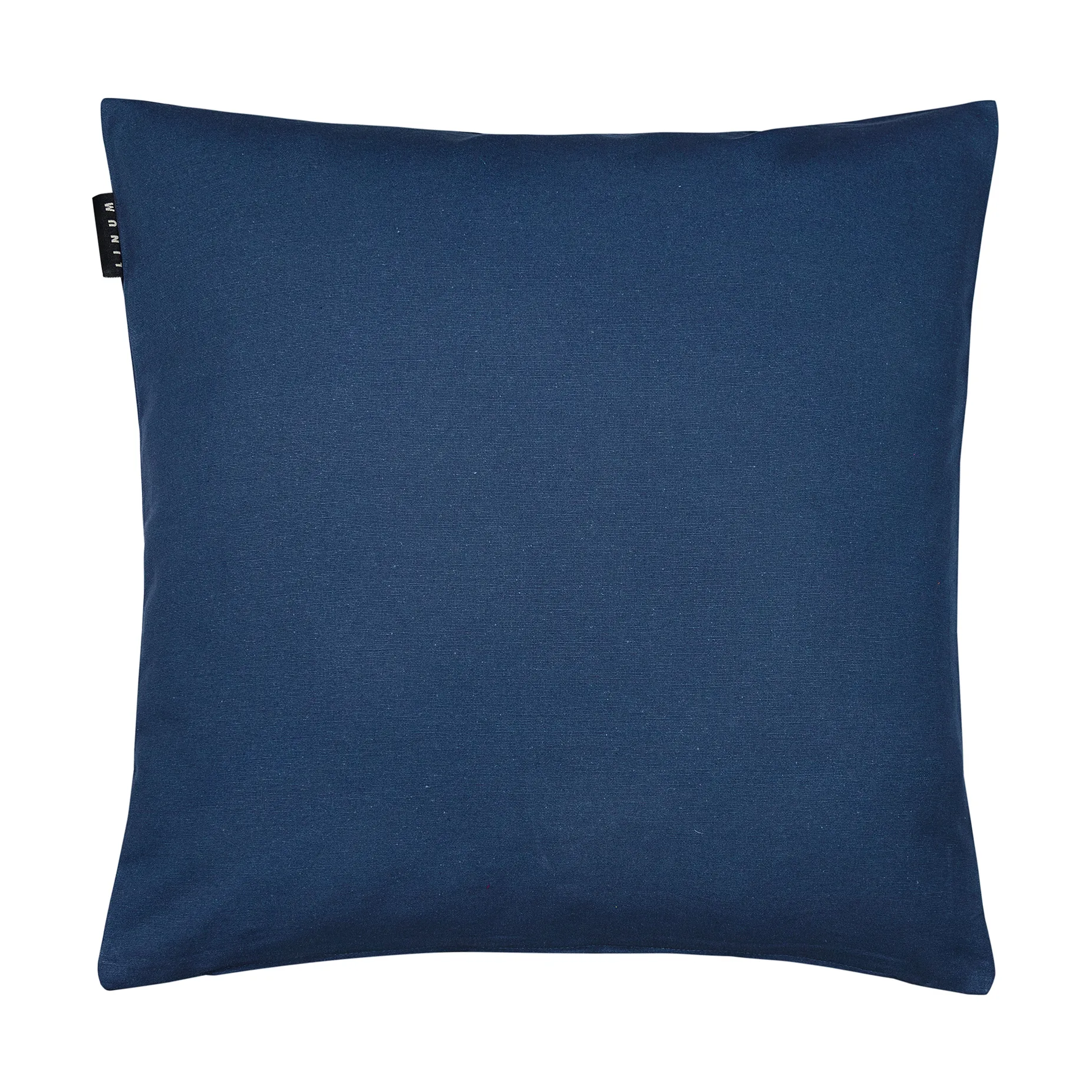 Housse de coussin Annabell 50x50 cm, Bleu indigo Linum