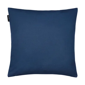 Housse de coussin Annabell 50x50 cm - Bleu indigo - Linum