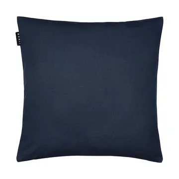 Housse de coussin Annabell 50x50 cm - Bleu marine foncé - Linum