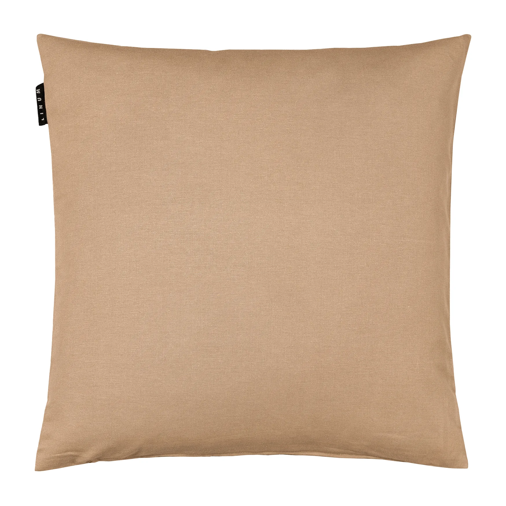 Housse de coussin Annabell 50x50 cm, Marron Linum