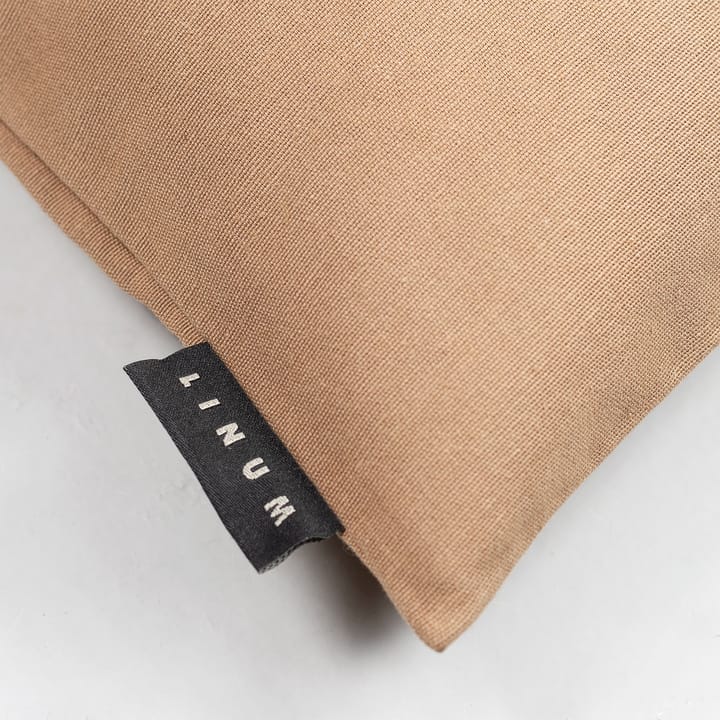 Housse de coussin Annabell 50x50 cm, Marron Linum