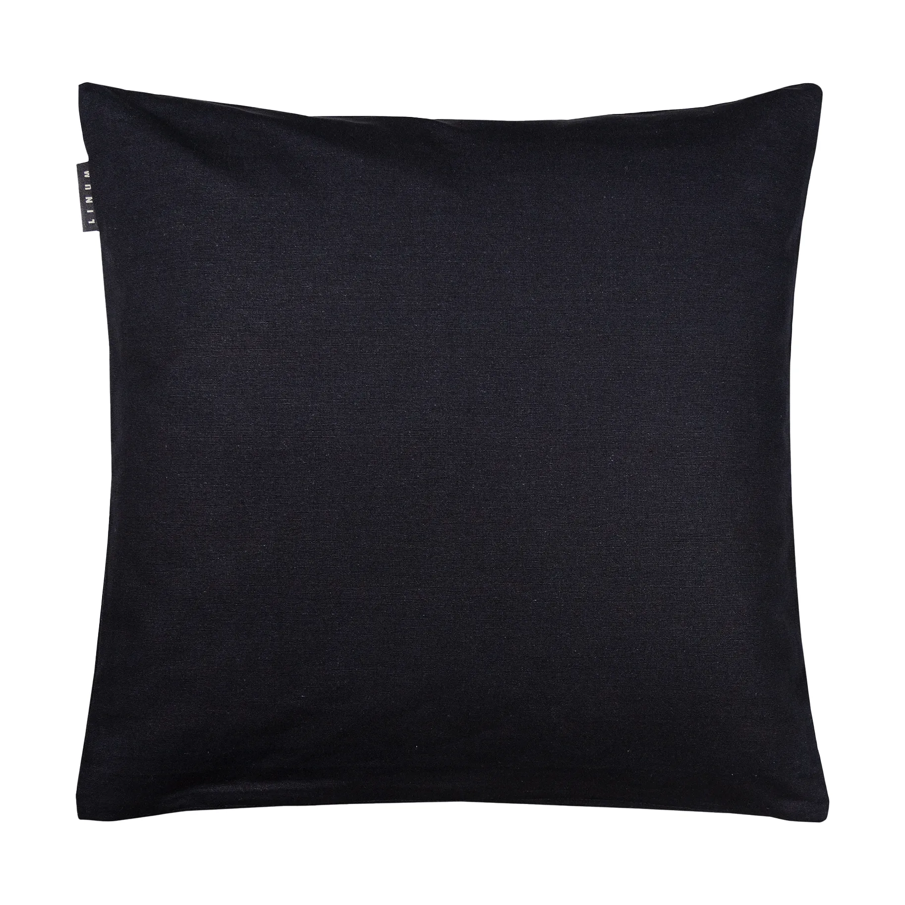 Housse de coussin Annabell 50x50 cm, Noir Linum