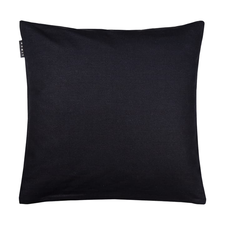 Housse de coussin Annabell 50x50 cm - Noir - Linum