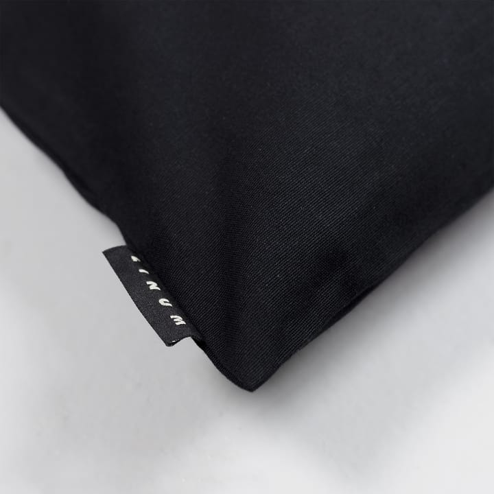 Housse de coussin Annabell 50x50 cm, Noir Linum