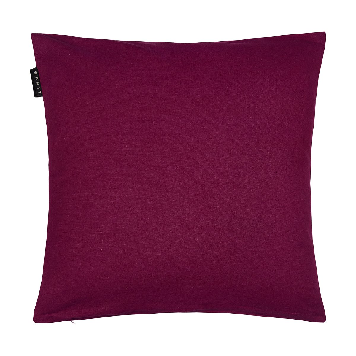 Linum Housse de coussin Annabell 50x50 cm Rouge bourgogne