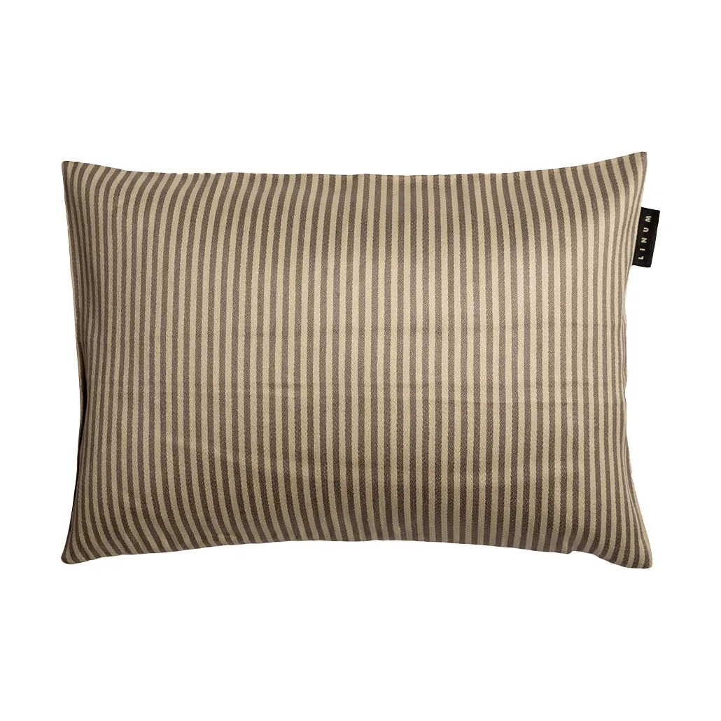 Housse de coussin Calcio 35x50 cm, Brun Taupe Linum