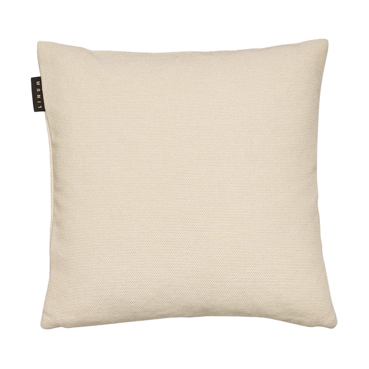 Housse de coussin Pepper 40x40 cm - Crème beige - Linum