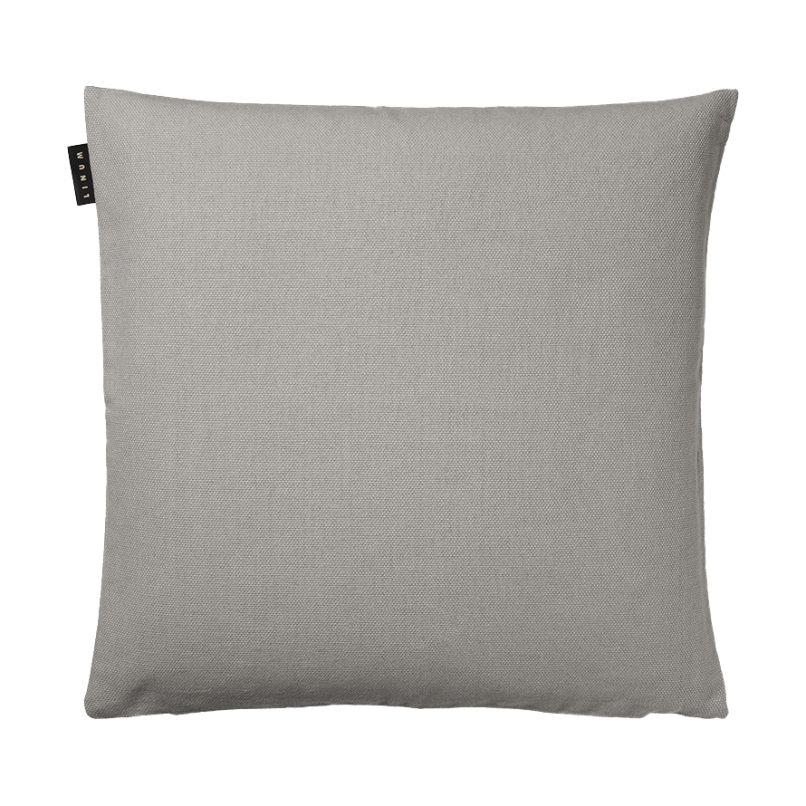 Linum Housse de coussin Pepper 40x40 cm Gris clair | Design Scandinave | Housses de coussin | Gris
