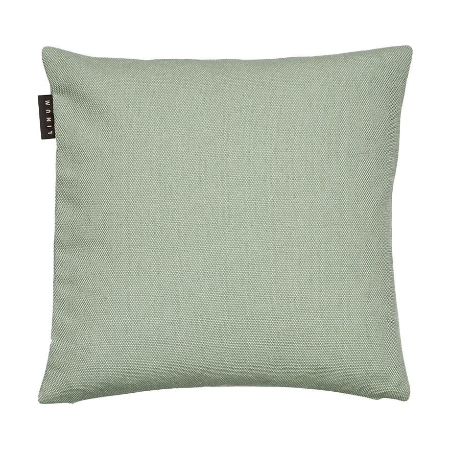 Linum Housse de coussin Pepper 40x40 cm Vert clair glacé
