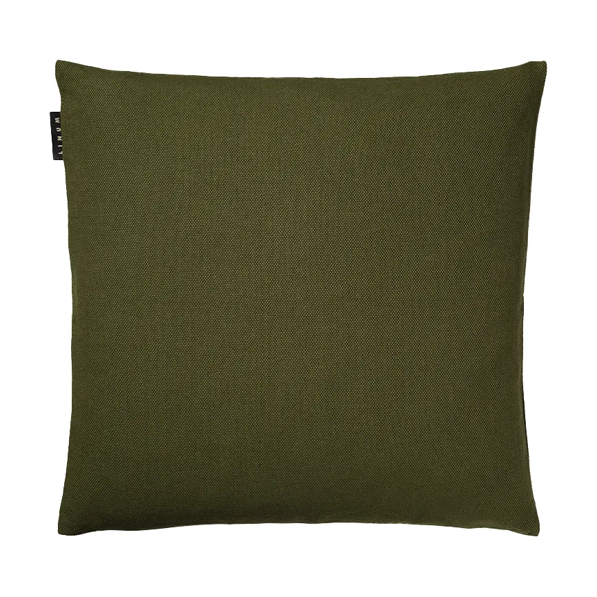 Housse de coussin Pepper 40x40 cm, Vert olive foncé Linum