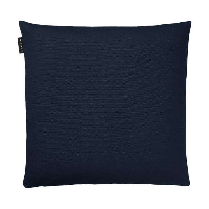 Housse de coussin Pepper 50x50 cm - Bleu marine foncé - Linum