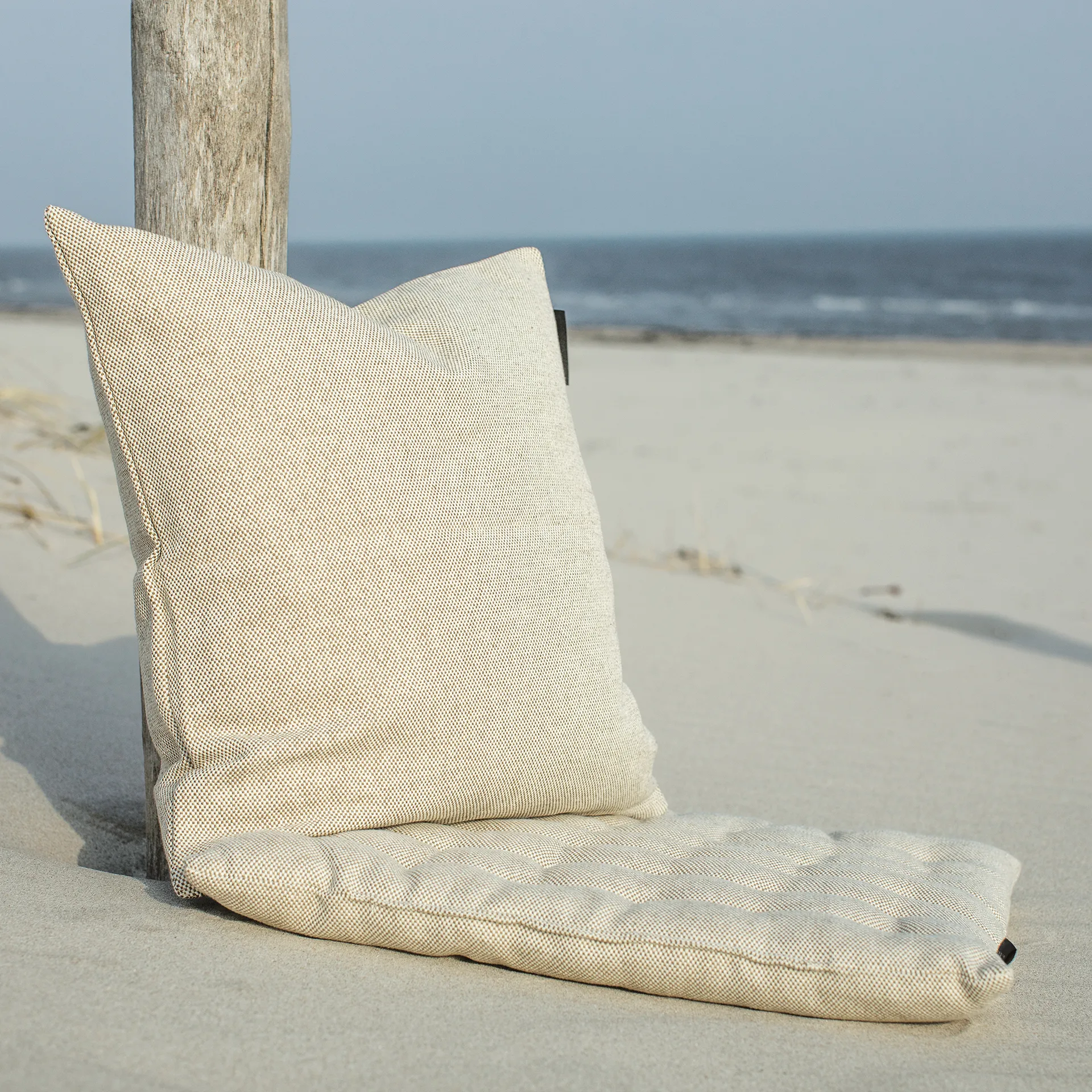 Housse de coussin Pepper 50x50 cm, Brun bronze Linum