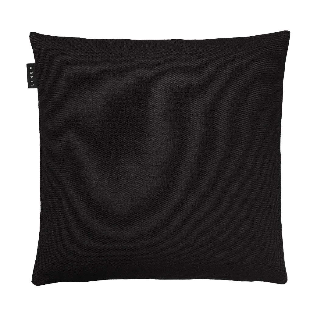 Housse de coussin Pepper 50x50 cm, Noir Linum