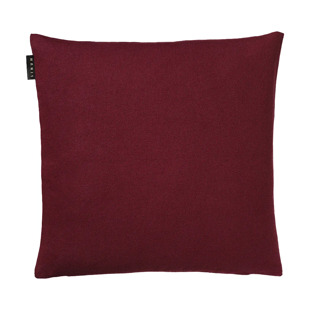 Housse de coussin Pepper 50x50 cm, Rouge bourgogne Linum