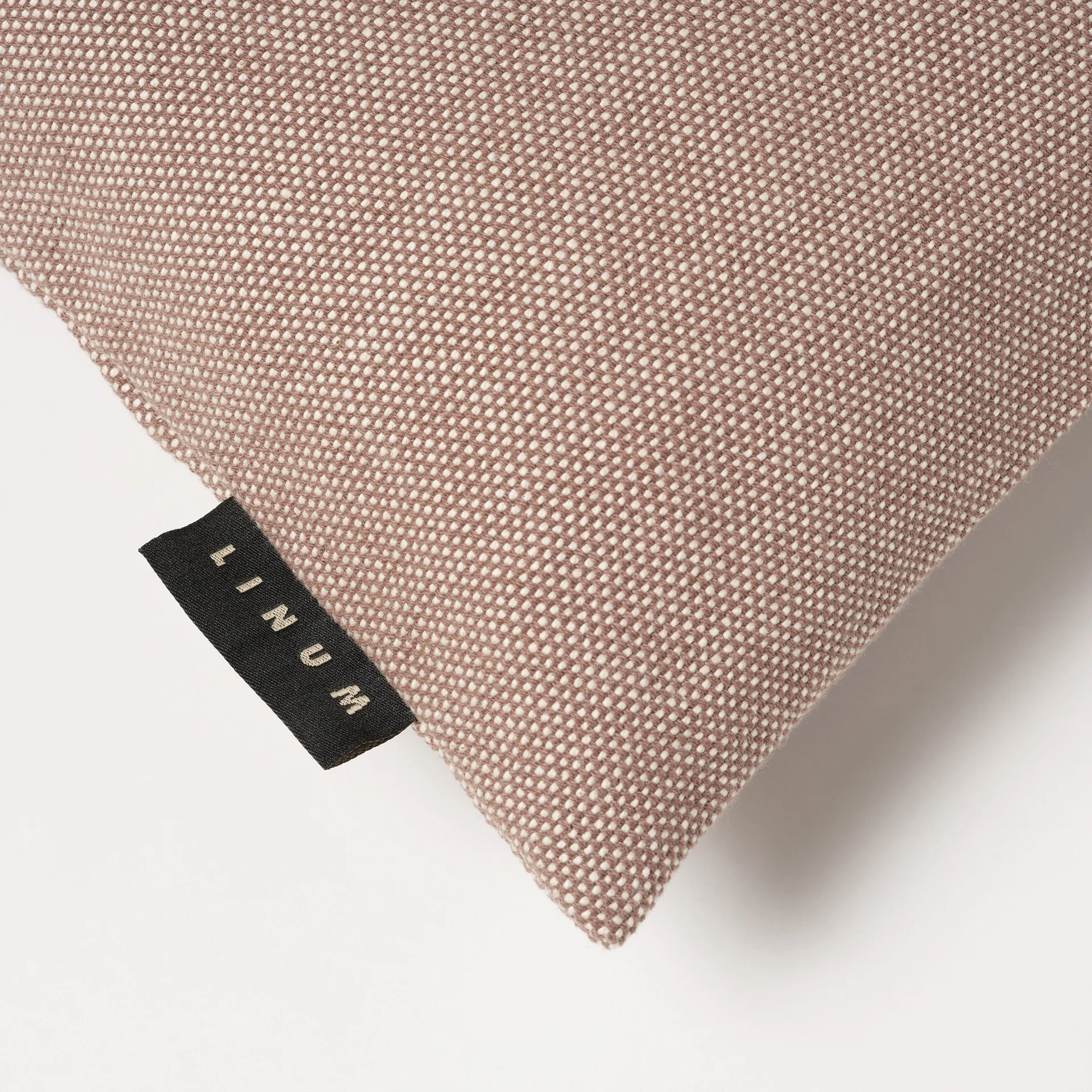 Housse de coussin Pepper 50x50 cm, Taupe foncé Linum