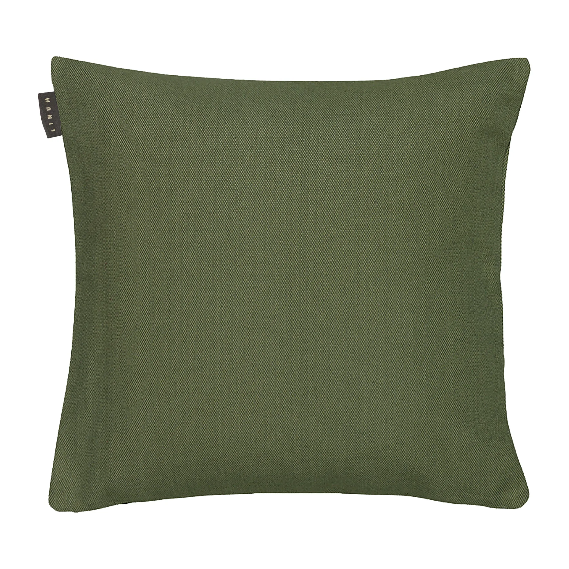 Housse de coussin Pepper 50x50 cm, Vert olive foncé Linum