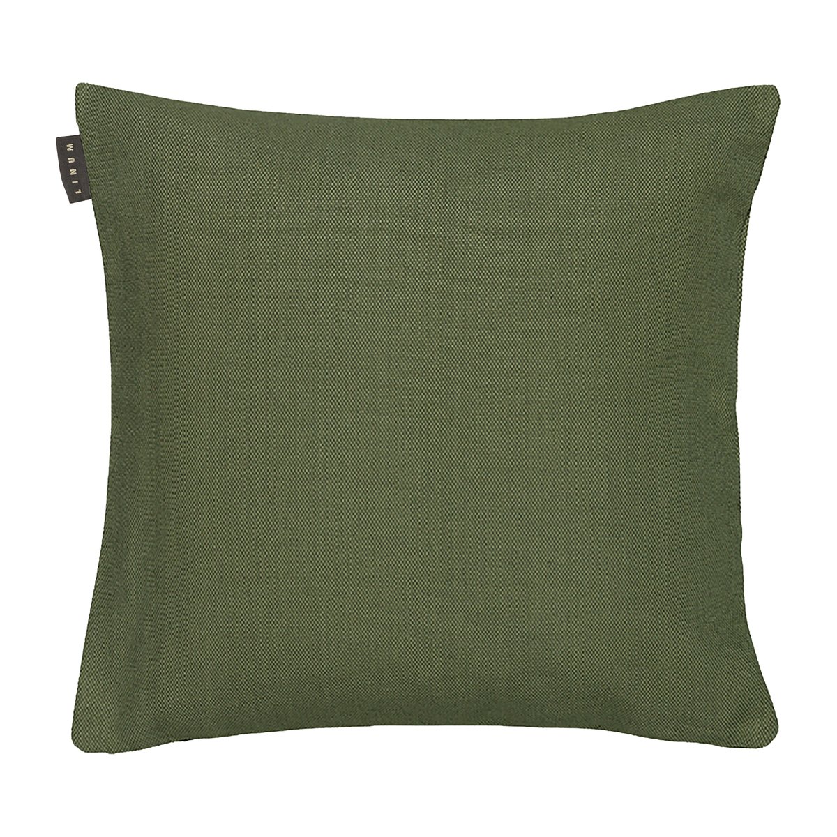 Linum Housse de coussin Pepper 50x50 cm Vert olive foncé