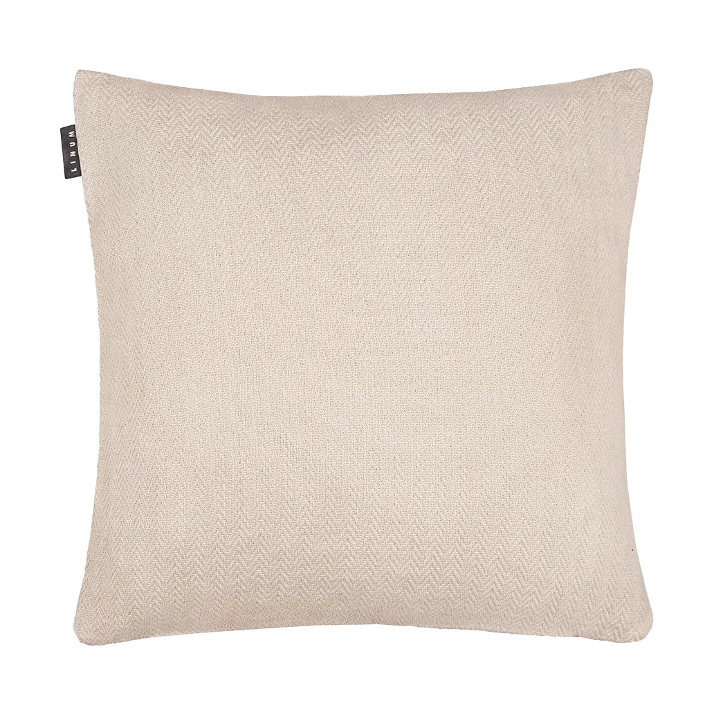 Housse de coussin Shepard 50x50 cm, Blanc grisâtre Linum