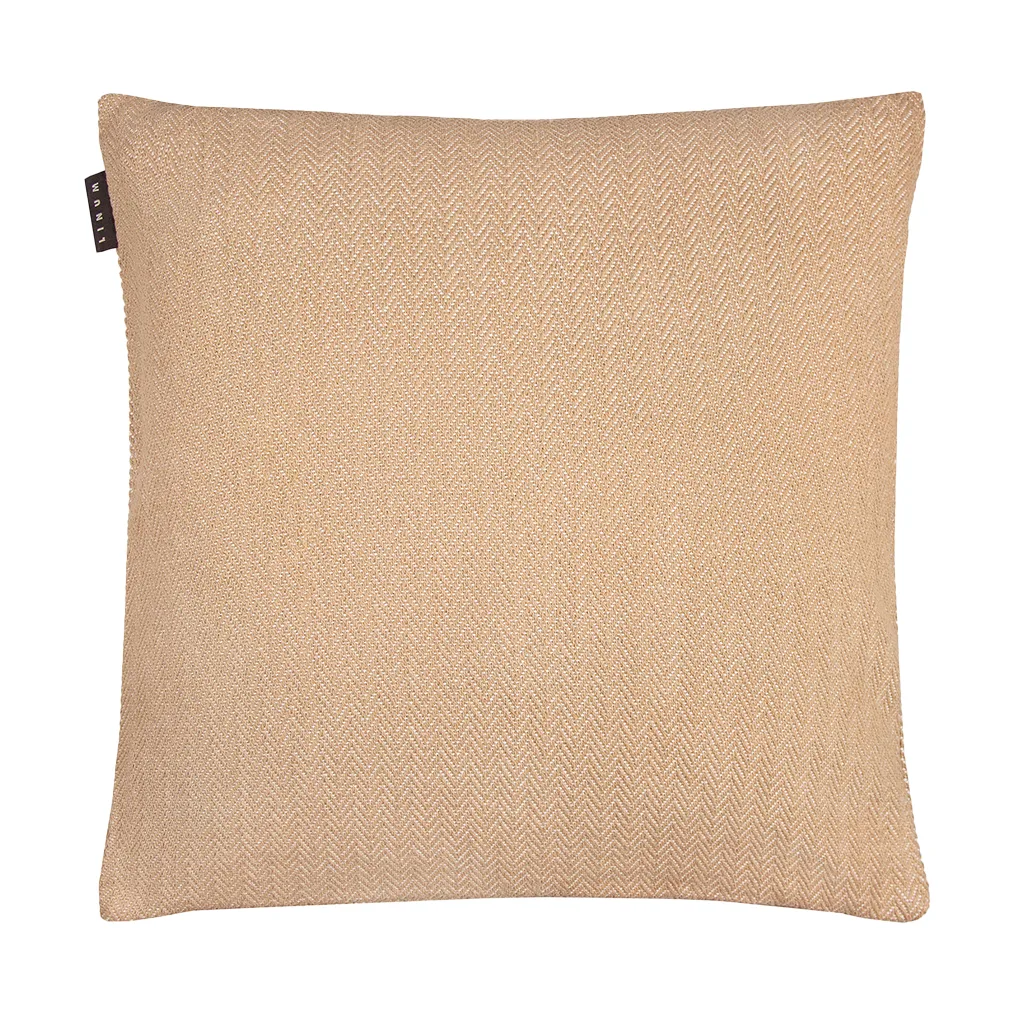 Housse de coussin Shepard 50x50 cm, Brun chameau Linum