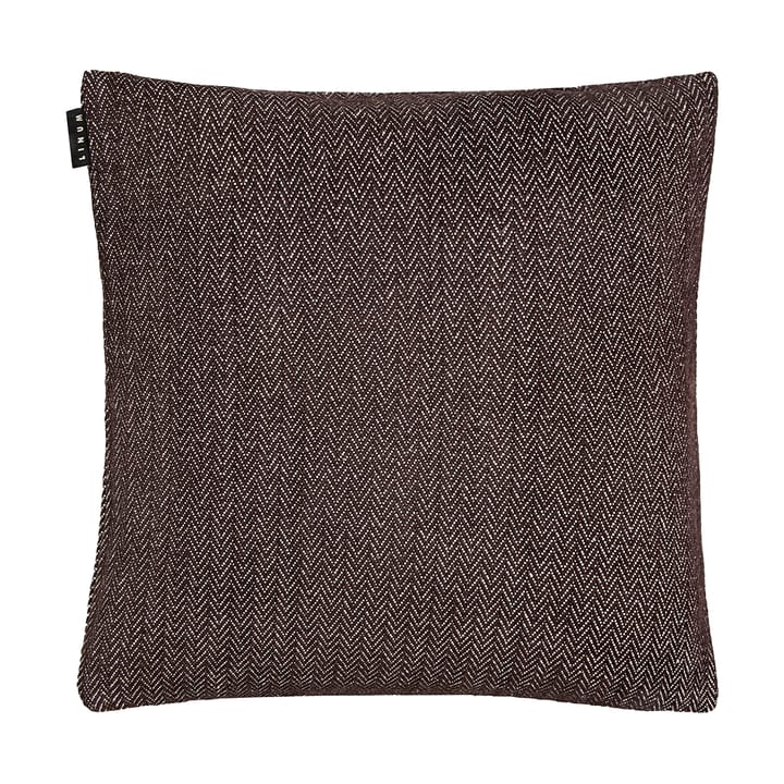 Housse de coussin Shepard 50x50 cm - Marron foncé - Linum