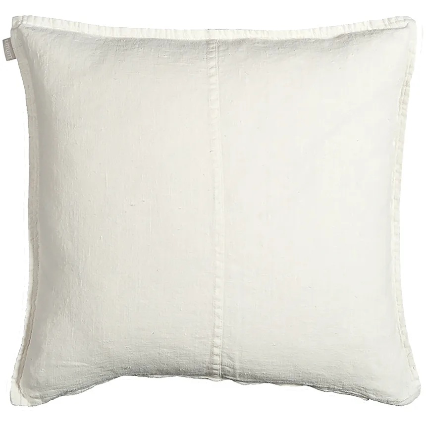 Housse de coussin West 50x50 cm, Blanc Linum