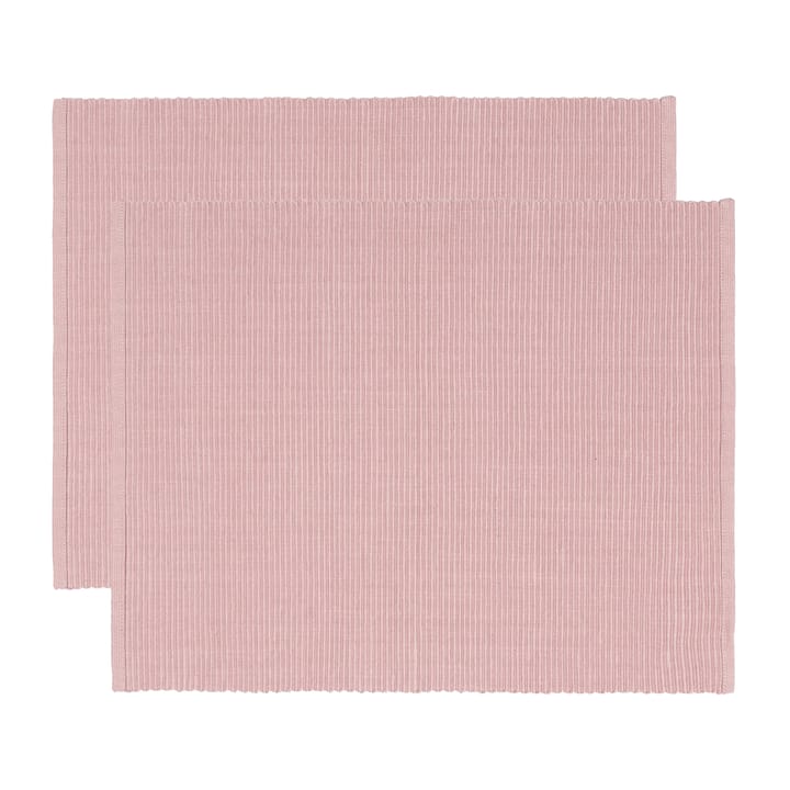 Lot de 2 sets de table Uni 35x46 cm - Rose poudré - Linum