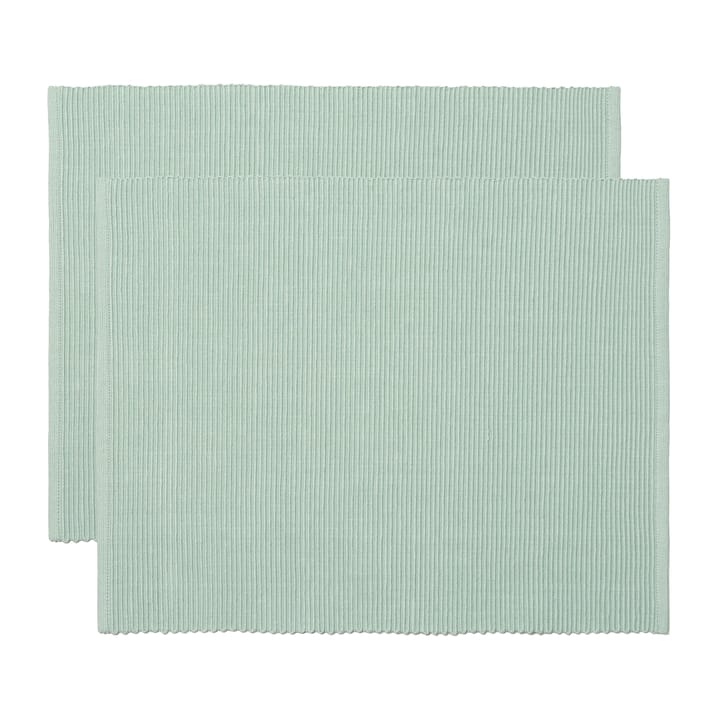 Lot de 2 sets de table Uni 35x46 cm - Vert d’eau - Linum