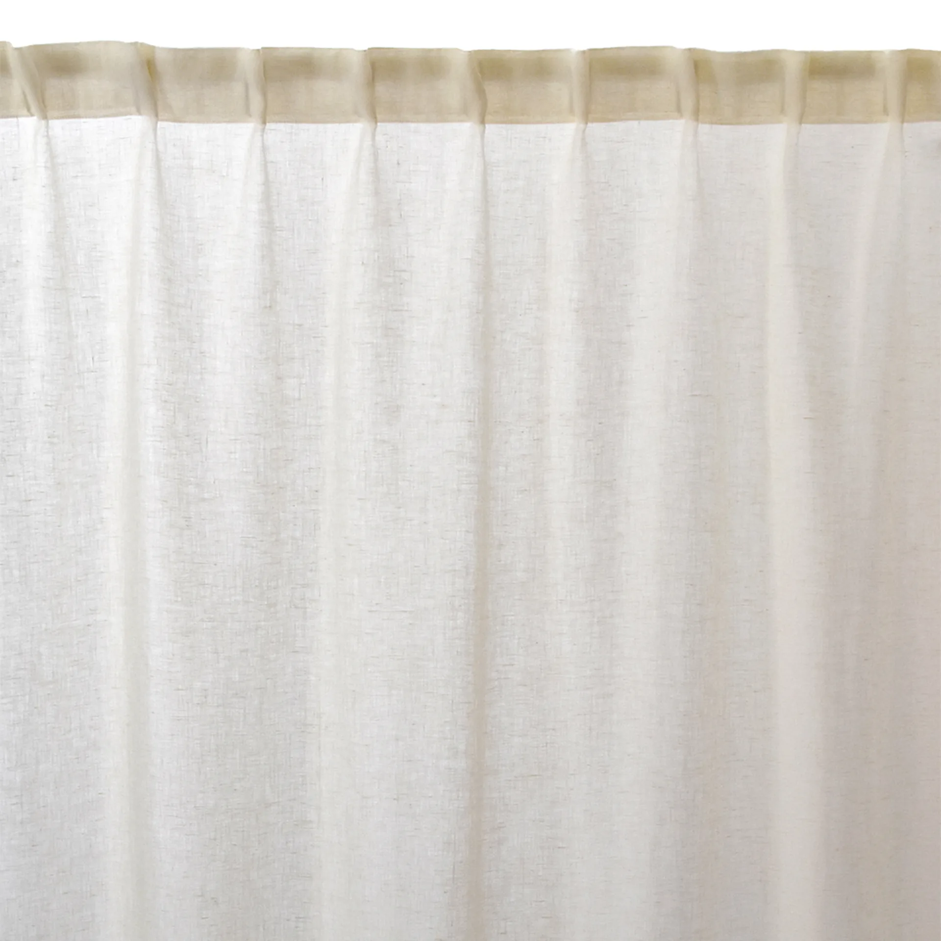 Rideau Intermezzo, Beige crème Linum