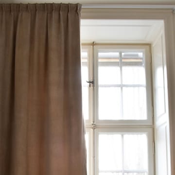 Rideau Paolo avec bande de plissage - Taupe - Linum