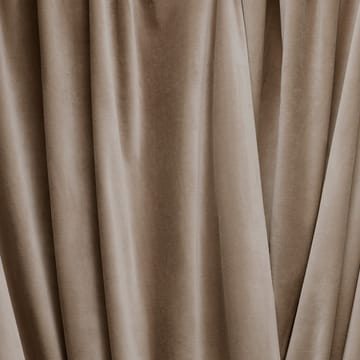 Rideau Paolo avec bande de plissage - Taupe - Linum