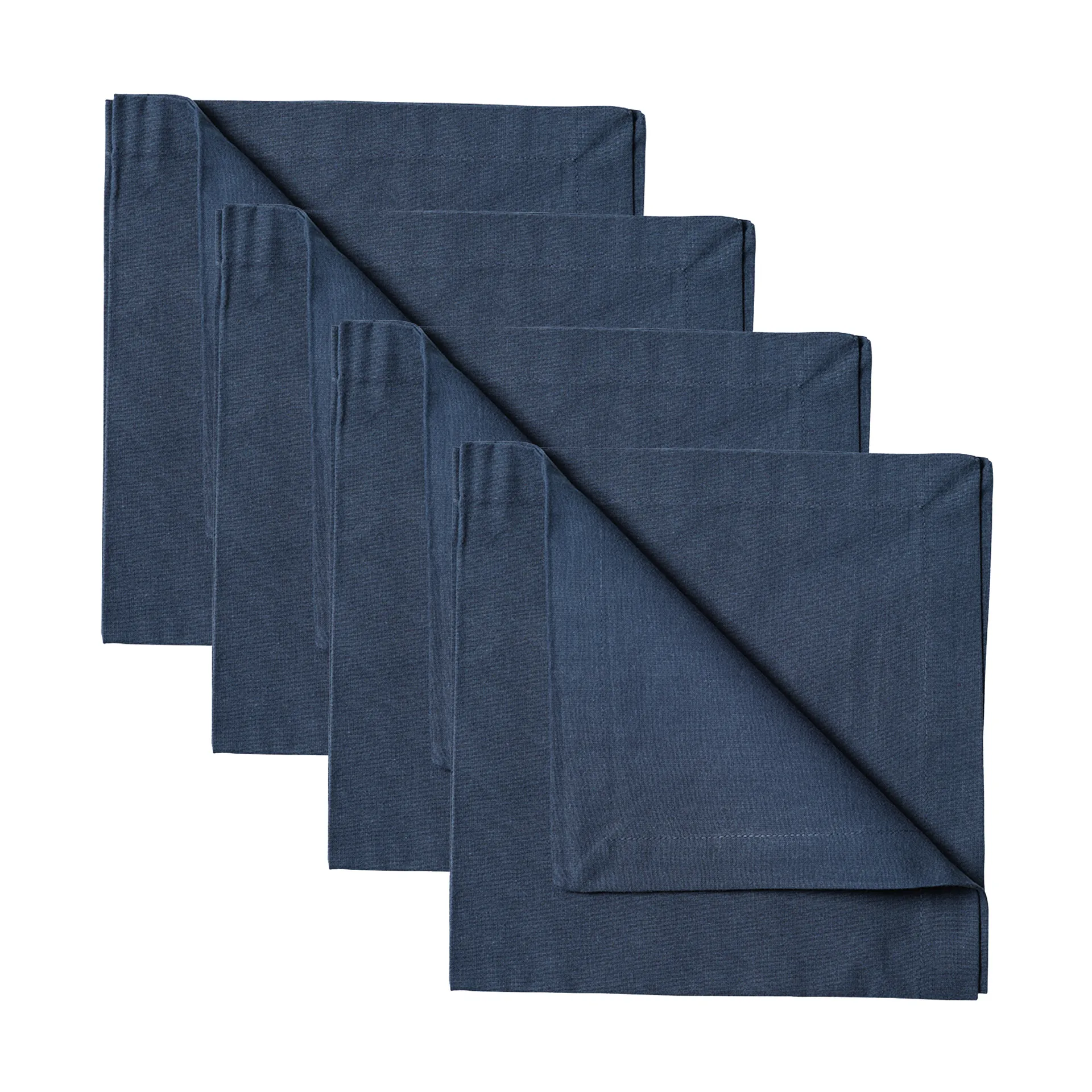 Serviette Robert Lot de 4, Indigo bleu Linum