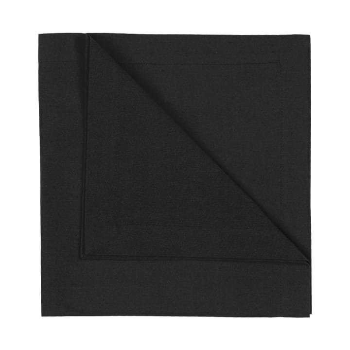 Serviette Robert Lot de 4 - Noir - Linum