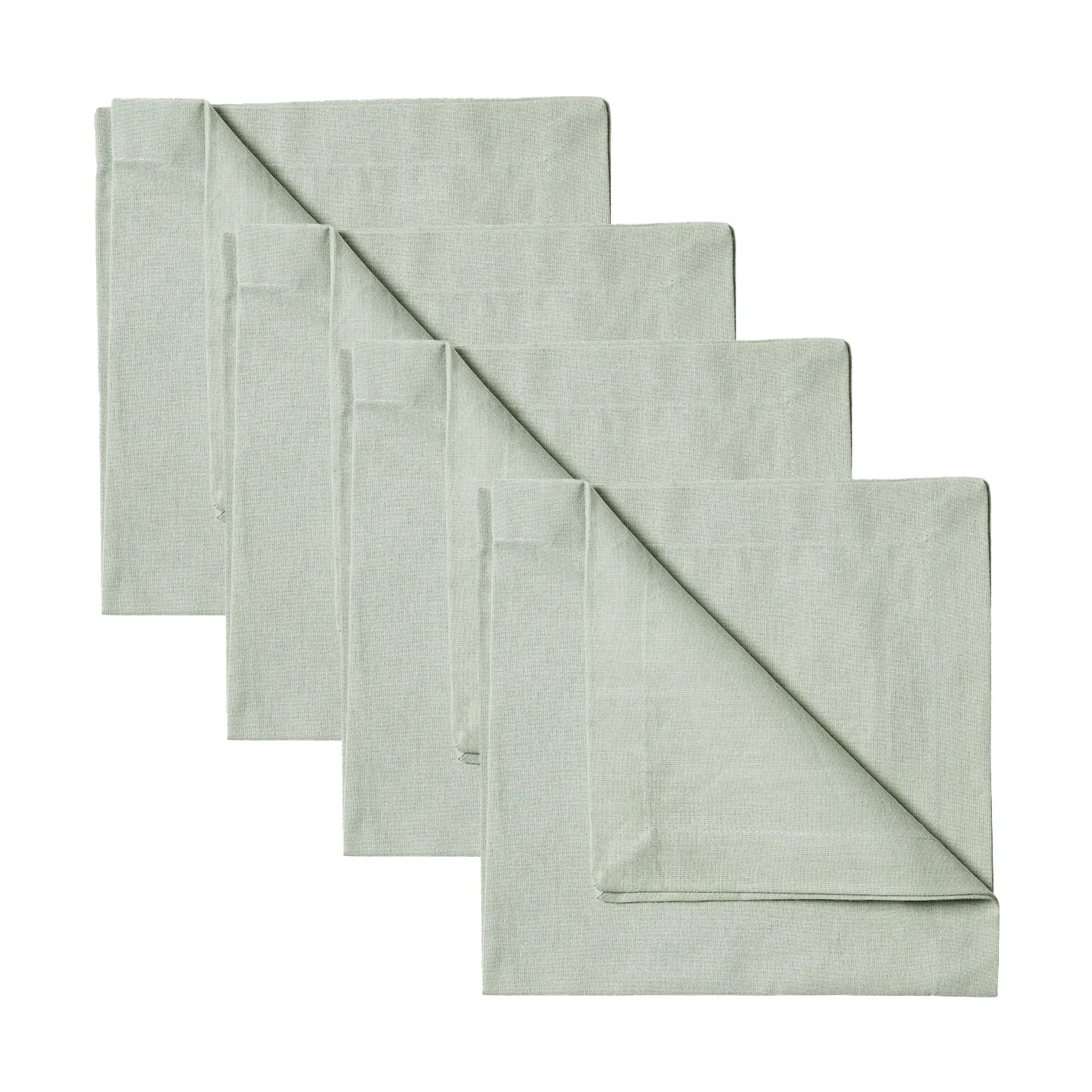 Serviette Robert Lot de 4, Vert glacier clair Linum