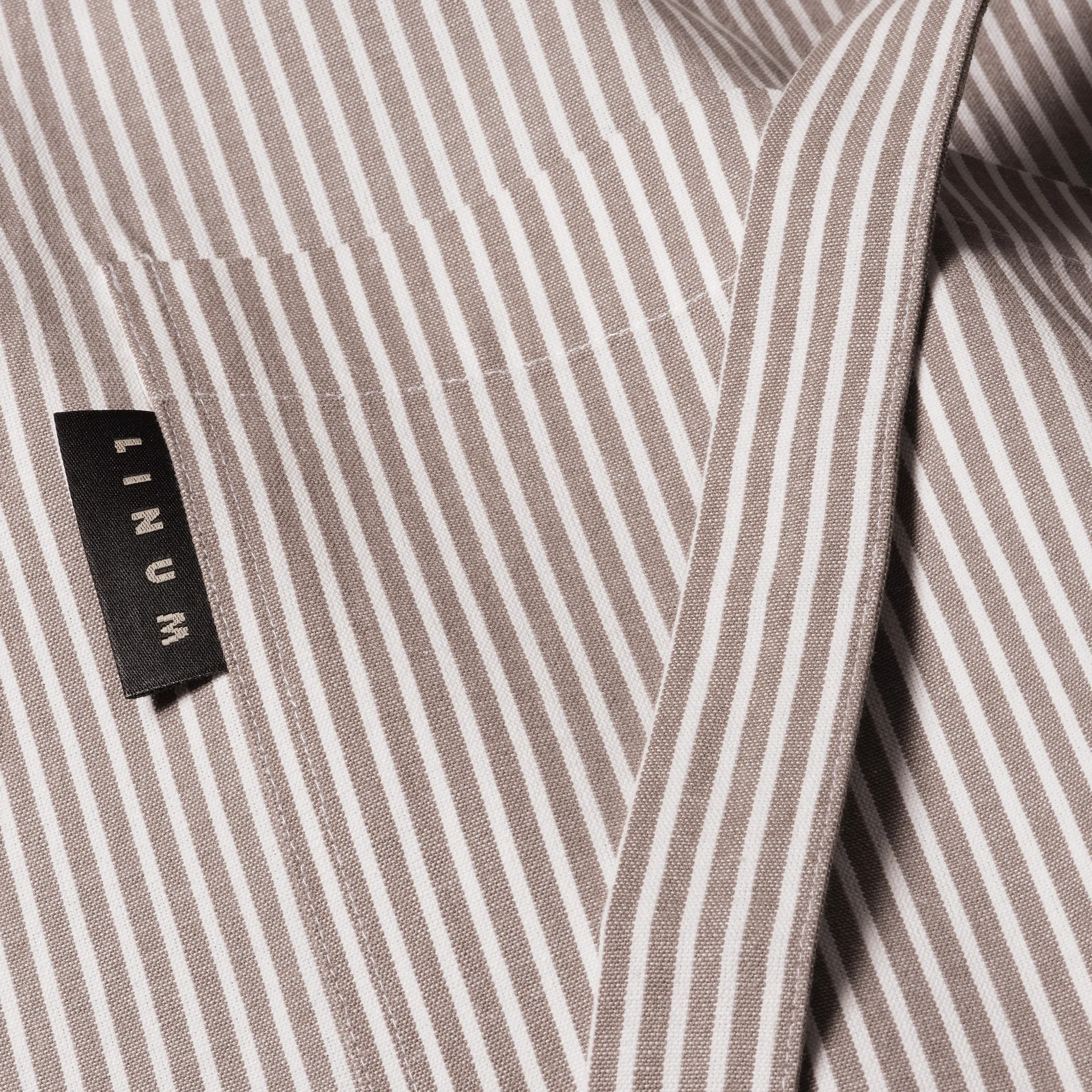 Tablier Emma, Marron taupe Linum