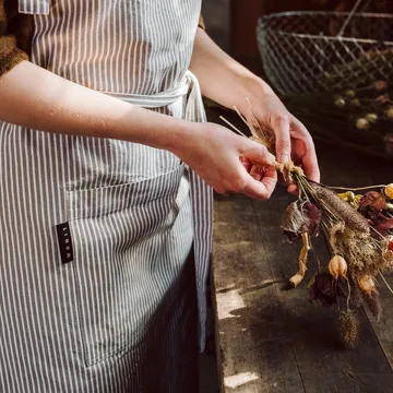 Tablier Emma - Marron taupe - Linum