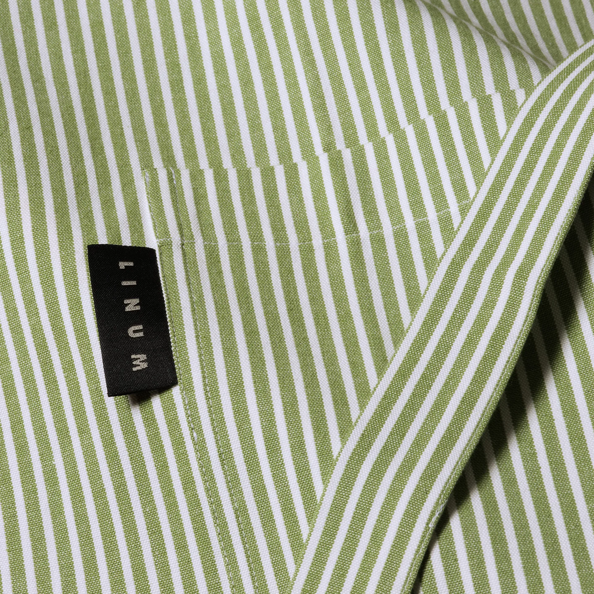 Tablier Emma, Vert mousse Linum