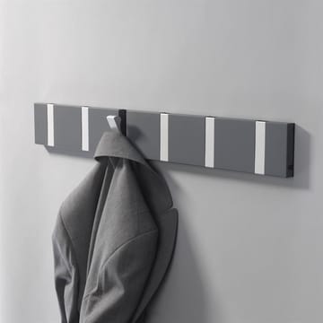 Patère Loca Knax 80 cm - noix huilé-gris - LoCa