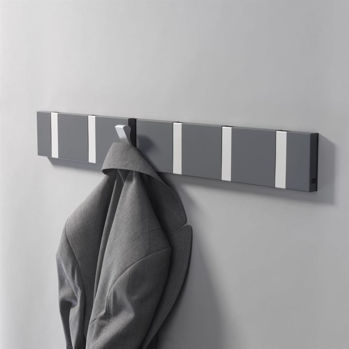 Patère Loca Knax 80 cm, noix huilé-gris LoCa