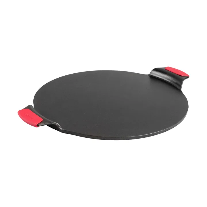 Pierre à pizza avec poignée en silicone - Ø38 cm - Lodge