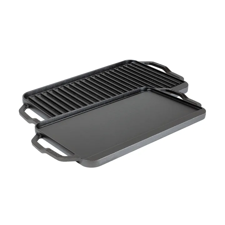 Plaque réversible à rôtir et griller Chef collection - 50x25 cm - Lodge