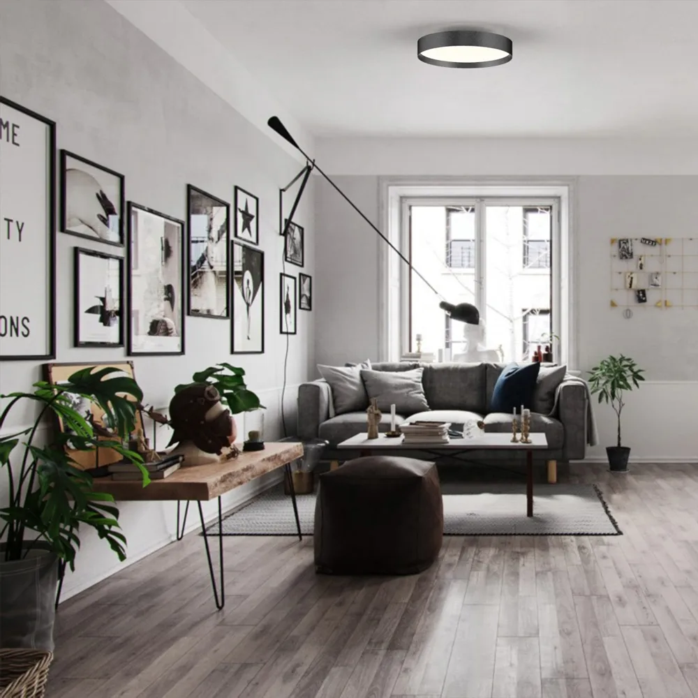 Plafonnier Lucia 45, Noir-or Loom Design