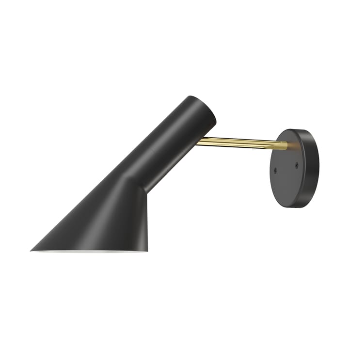 Applique murale AJ installation fixe sans interrupteur - Brass-black - Louis Poulsen
